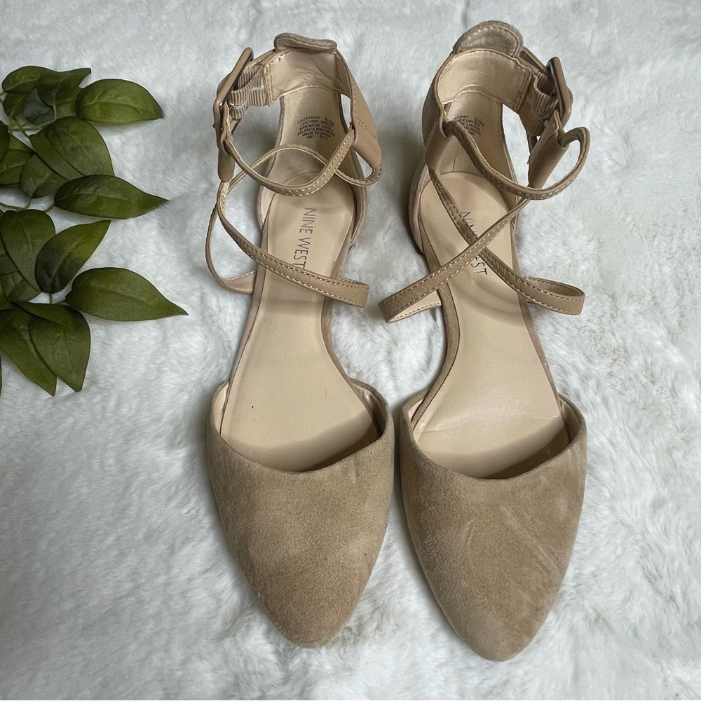 Nine West Cream Flats